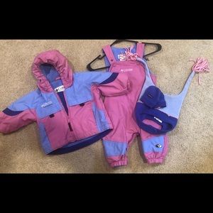 Columbia snow gear size 12 months.